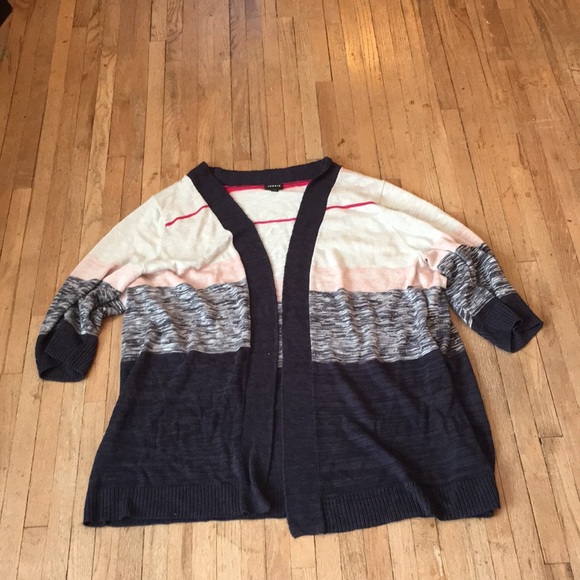 torrid Sweaters - Multiple colored 3/4 sleeve cardigan
